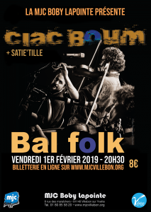 Bal Trad // Ciac Boum @ MJC Boby Lapointe