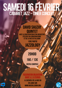 Cabaret Jazz // David Sauzay Quintet @ MJC BOBY LAPOINTE