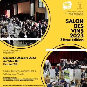 Salon des Vins 2023 @ Centre Culturel Jacques Brel