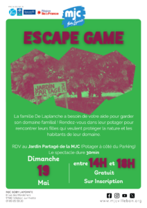 Escape Game @ MJC Boby Lapointe