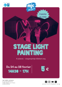 Stage Light Painting - du 24/02 au 28/02 - [10-15 ans]