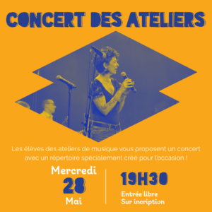 Concert des ateliers de musique 2025 @ MJC Boby Lapointe